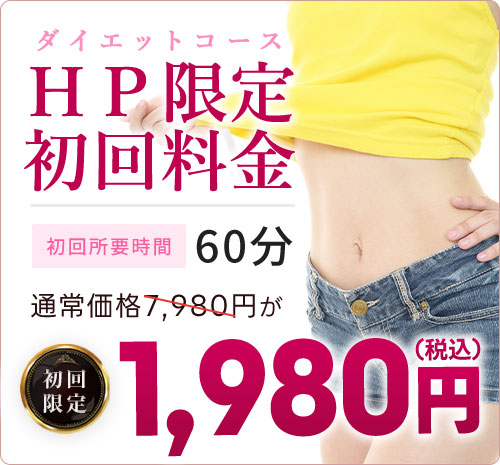 HP限定初回料金：1,980円